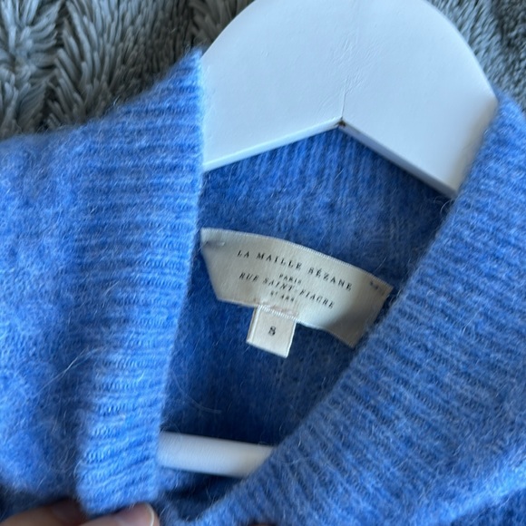 Sezane Blue Women's Sweater - Picture 3 of 4